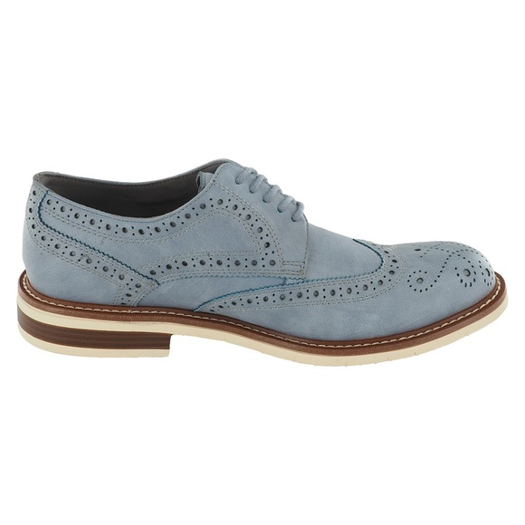 Kenneth Cole Reaction Klay Flex Lace-Up Men's Wingtip Oxfords - Picture 3 of 10